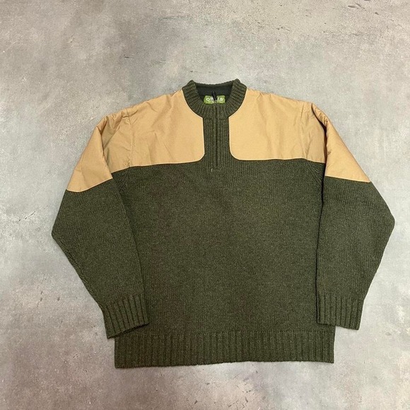 Vintage 100% wool Orvis outdoors fisherman's sweater‎ - Picture 1 of 5